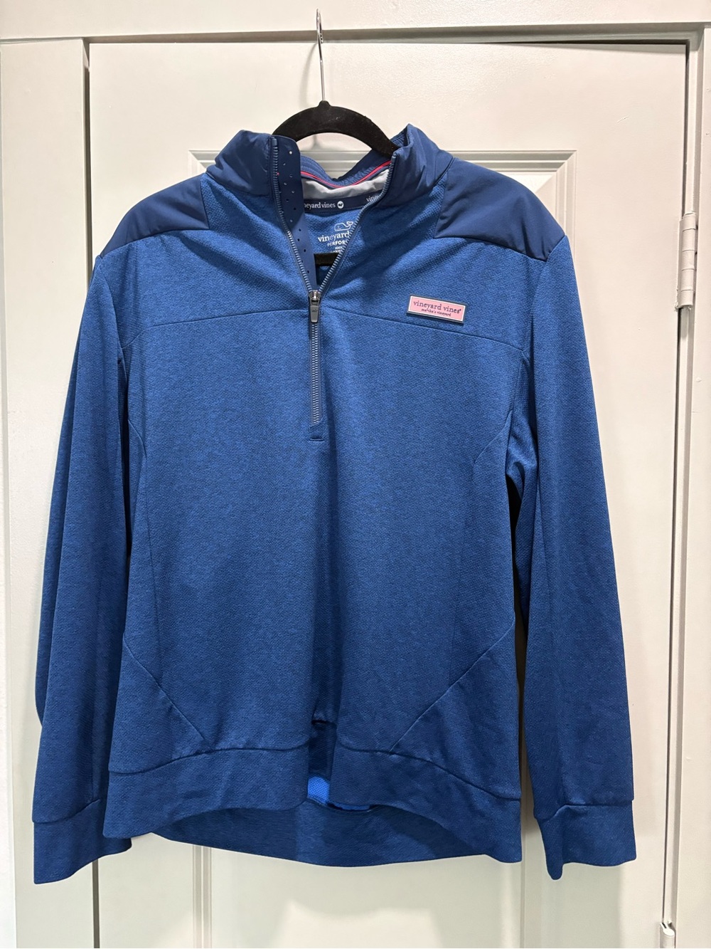 Vineyard Vines Blue Performance Quarter-Zip Jacket